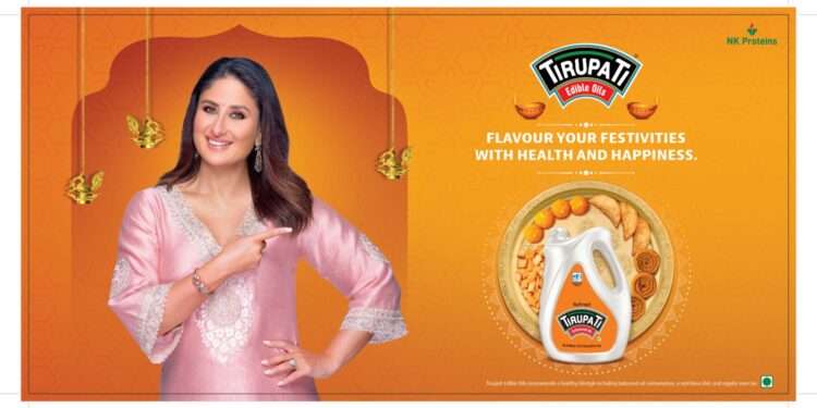 Tirupati Edible Oils Unveils Festive Campaign “Har Tyohar, Healthy Tyohar” Featuring Kareena Kapoor Khan