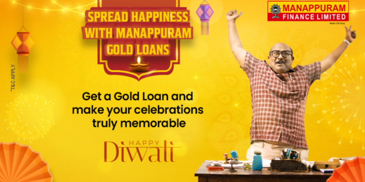 Manappuram Finance Lights Up Diwali with ‘Spread Happiness’ Campaign on Gold Loan
