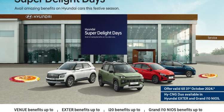 Hyundai Motor India Limited Launches ‘Super Delight Days’ Campaign for the Festive Season