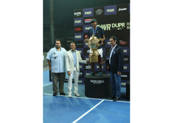 Armaan Bhatia creates history, closes  Day 4 of the PWR DUPR India Masters at DLTA in New Delhi by achieving a hat-trick win