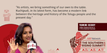 Fashion Designer Gaurang Shah and Kuchipudi dancer Yamini Reddy Advocate for Cultural Evolution at ABP Network’s The Southern Rising Summit 2024