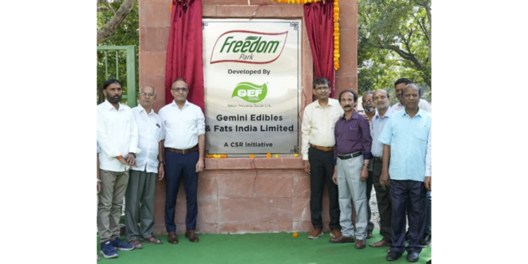 GEF India unveils ‘Freedom Park’ to Promote Community Wellness