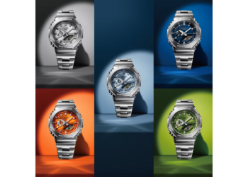 G-SHOCK adds luxe appeal to its iconic octagonal design with a complete steel construction and this season’s hottest hues in the all-new GM-2110D series