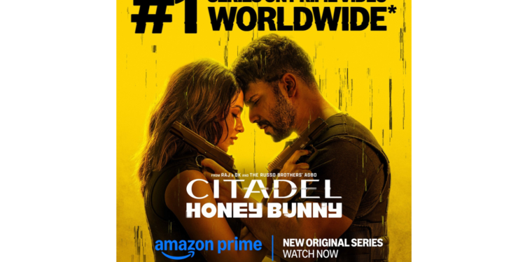 Citadel: Honey Bunny was Prime Video’s most watched series globally this weekend