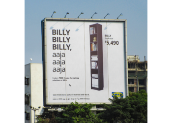 IKEA India’s new OOH campaign mixes up silver screen and the home scene