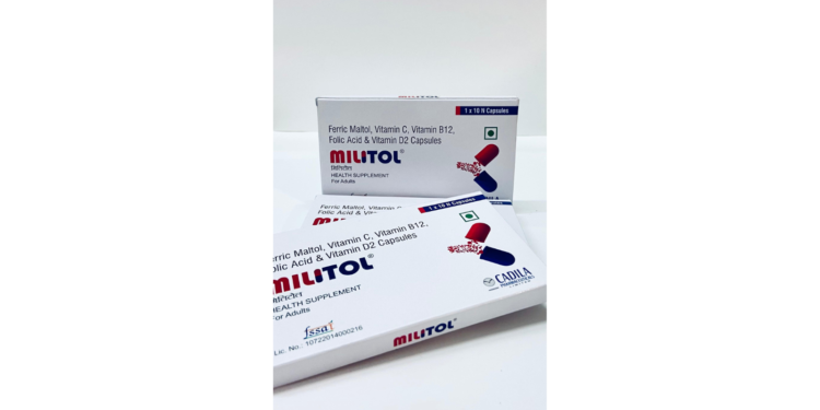 Cadila Pharmaceuticals launches innovative iron supplement ‘Militol