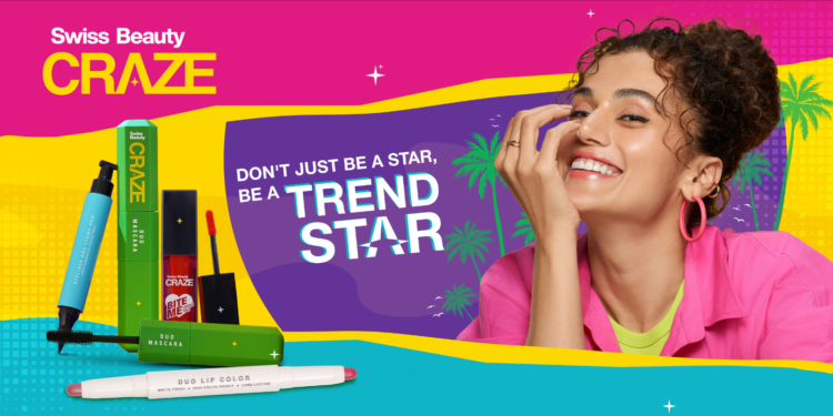 Swiss Beauty Craze’s ‘Don’t Be a Star, Be a Trendstar’ Campaign Starring Taapsee Pannu Inspires Gen Z to Own Their Uniqueness