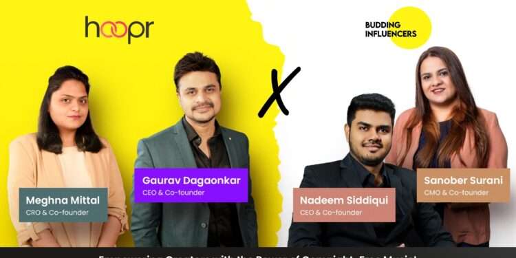 Hoopr Collaborates with Budding Influencers to Revolutionize Digital Branded-content Creation