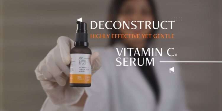 Deconstruct puts ‘skincare on the menu’ with its latest Vitamin C serum campaign