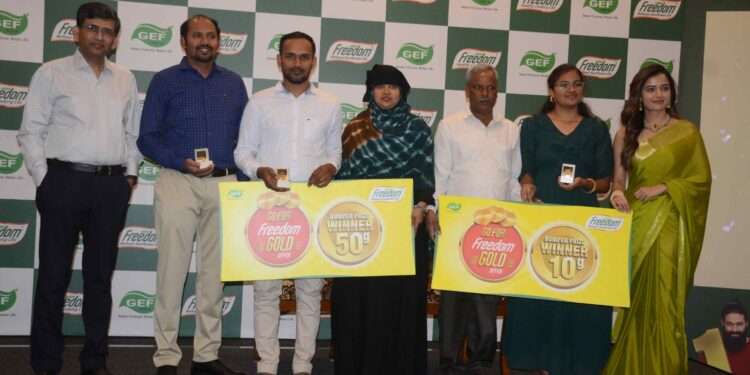 Freedom Healthy Cooking Oils to felicitate the winners of the Bumper Draw of ‘Go for Freedom Gold Offer 2024’