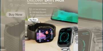 Boult’s New Drift Max brings premium innovation & elegance to every wrist.