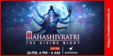JioHotstar brings to Millions the grand celebration of ‘Mahashivratri: The Divine Night’ – A Special Live event on 26th February