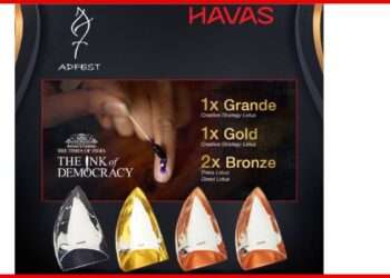 ‘Ink of Democracy’ by Havas Creative India Triumphs at ADFEST 2025, Wins Coveted Grande.