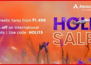 Celebrate Holi with Akasa Air: Up to 15% off on flights across domestic and international routes