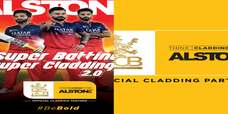 Alstone Reunites with RCB as official cladding partner for T20 Season 2025