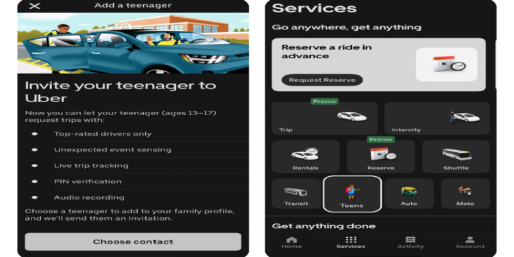 Uber launches ‘Uber for Teens’ in India