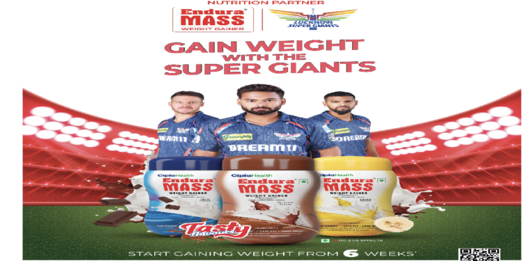 Endura Mass becomes official weight gainer nutrition partner for Lucknow Super Giants