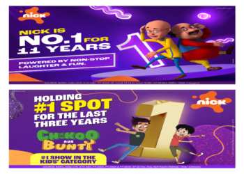 Nick Ends The Year On A High; Reigns As India’s No. 1 Kids’ Channel For The 11th Consecutive Year!