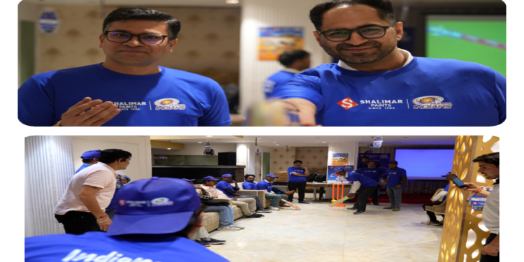 Shalimar Paints kicks off grassroot fan engagement activities with Mumbai Indians Tie up