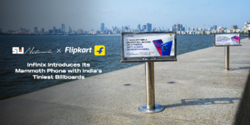 Infinix introduces its Mammoth Phone with India’s tiniest billboards, conceptualised by SW Network.