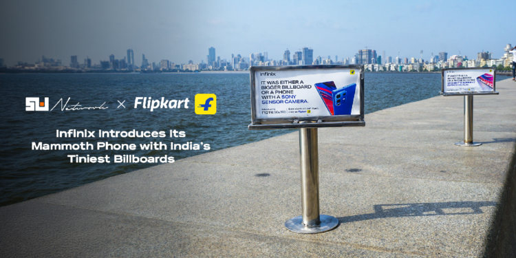 Infinix introduces its Mammoth Phone with India’s tiniest billboards, conceptualised by SW Network.