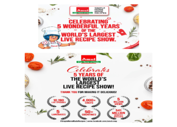 Amul Celebrates Five Years of ‘Simple Home Recipes’ — The World’s Longest-Running Live Cooking Show.