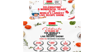 Amul Celebrates Five Years of ‘Simple Home Recipes’ — The World’s Longest-Running Live Cooking Show.