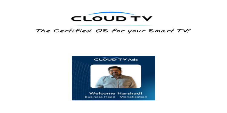 CloudTV Appoints New Business Head for Monetisation to drive innovative growth.