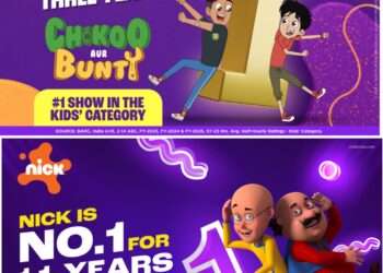 Nick Ends The Year On A High; Reigns As India’s No. 1 Kids’ Channel For The 11th Consecutive Year!