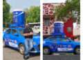 Shalimar paints turn Delhi blue with Mumbai Indians fan car drive 