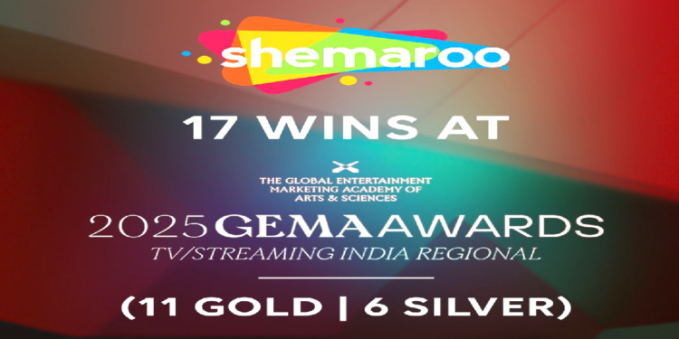 Shemaroo Entertainment Wins 17 Awards at the 2025 GEMA Awards, Achieving a Clean Sweep across Multiple Categories