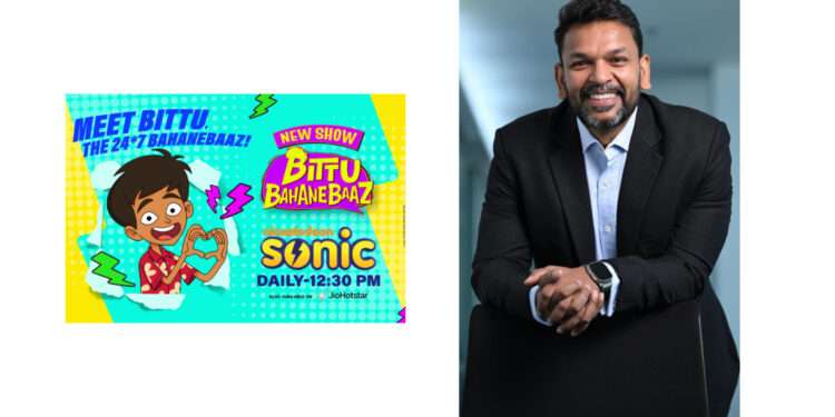 JioStar Kids strengthens its homegrown content slate with the launch of its 15th local IP – Bittu Bahanebaaz on Sonic.