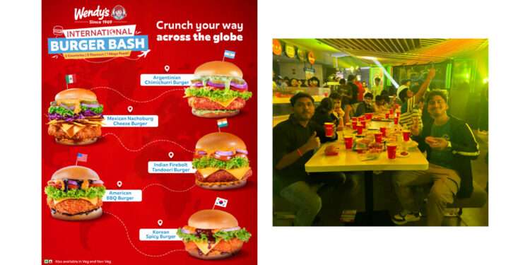 Wendy’s India brings the world to your plate with the international burger bash.