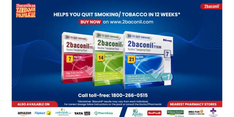 Rusan Pharma’s 2baconil launches anthem-led “2baconil Kar, Zindagi Fulfil Kar” campaign on World No Tobacco Day 2025.