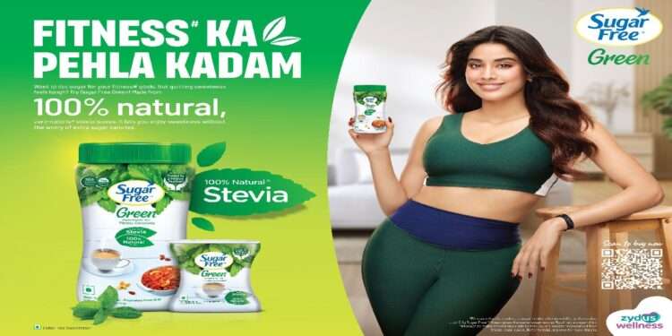 Janhvi Kapoor partners with Sugar Free to champion guilt-free indulgence in the new VML India Campaign.