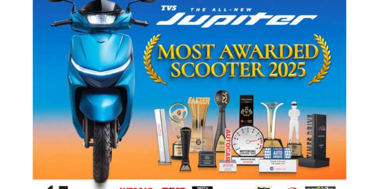 TVS Jupiter 110 Becomes India’s most awarded scooter; launches an All AI campaign to celebrate this milestone.