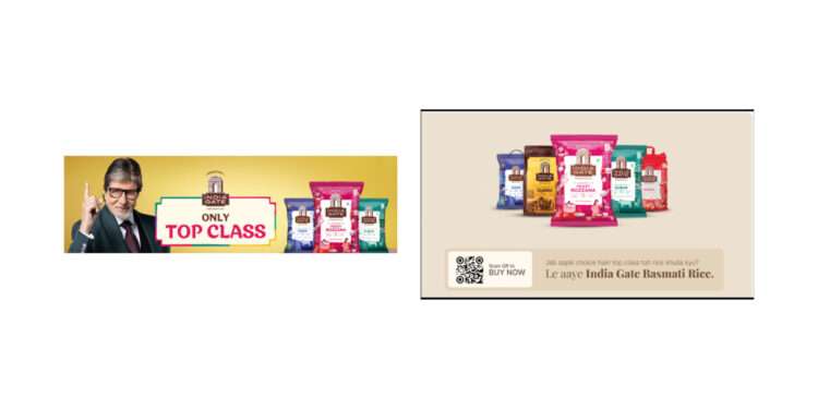 KRBL’s “Top-Class Choice” Campaign for India Gate Basmati Rice Redefines CTV Engagement with NEXad’s Interactive Innovation