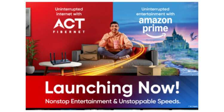 ACT Fibernet Partners with Amazon Prime to Launch Prime Lite Plans with High-Speed Internet and Exclusive Benefits