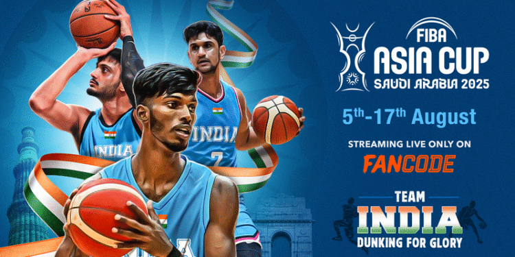 FanCode Secures Exclusive Broadcast Rights for FIBA Asia Cup 2025 in India