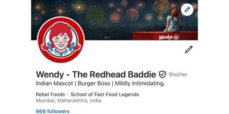 Wendy’s India Heats Up LinkedIn with Savage Mascot Roasts