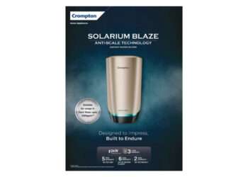 Crompton Launches Solarium Blaze Water Heater with Advanced Hard Water Protection