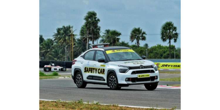 Citroën India Accelerates as Official Car Partner of JK Tyre National Racing Championship 2025