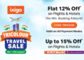 ixigo Reports 30% Surge in Flight Bookings for Independence Day Weekend; Launches Tricolour Travel Sale