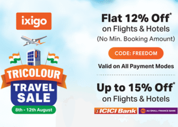 ixigo Reports 30% Surge in Flight Bookings for Independence Day Weekend; Launches Tricolour Travel Sale