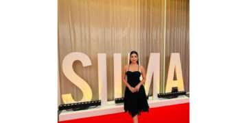 Nyrraa M Banerji Shines at SIIMA Awards 2025, Celebrating Her Pan-Indian Journey