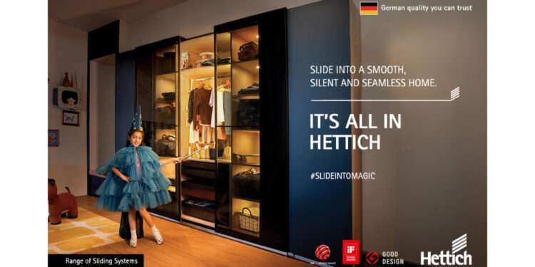Hettich Showcases Award-Winning Sliding Solutions for Modern Interiors