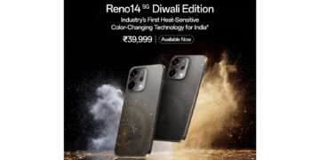 OPPO Unveils Reno14 5G Diwali Edition with India’s First Heat-Sensitive Colour-Changing Technology