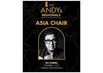 Raj Kamble Named Asia Chair for The ANDY Awards Regionals