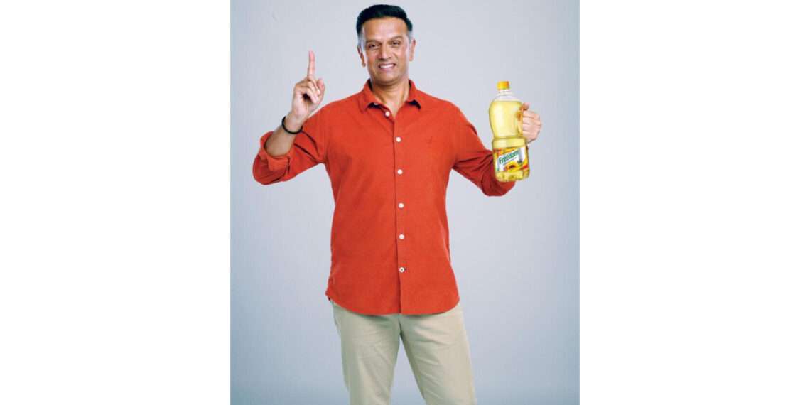 Freedom Refined Sunflower Oil Appoints Cricket Legend Rahul Dravid as Brand Ambassador